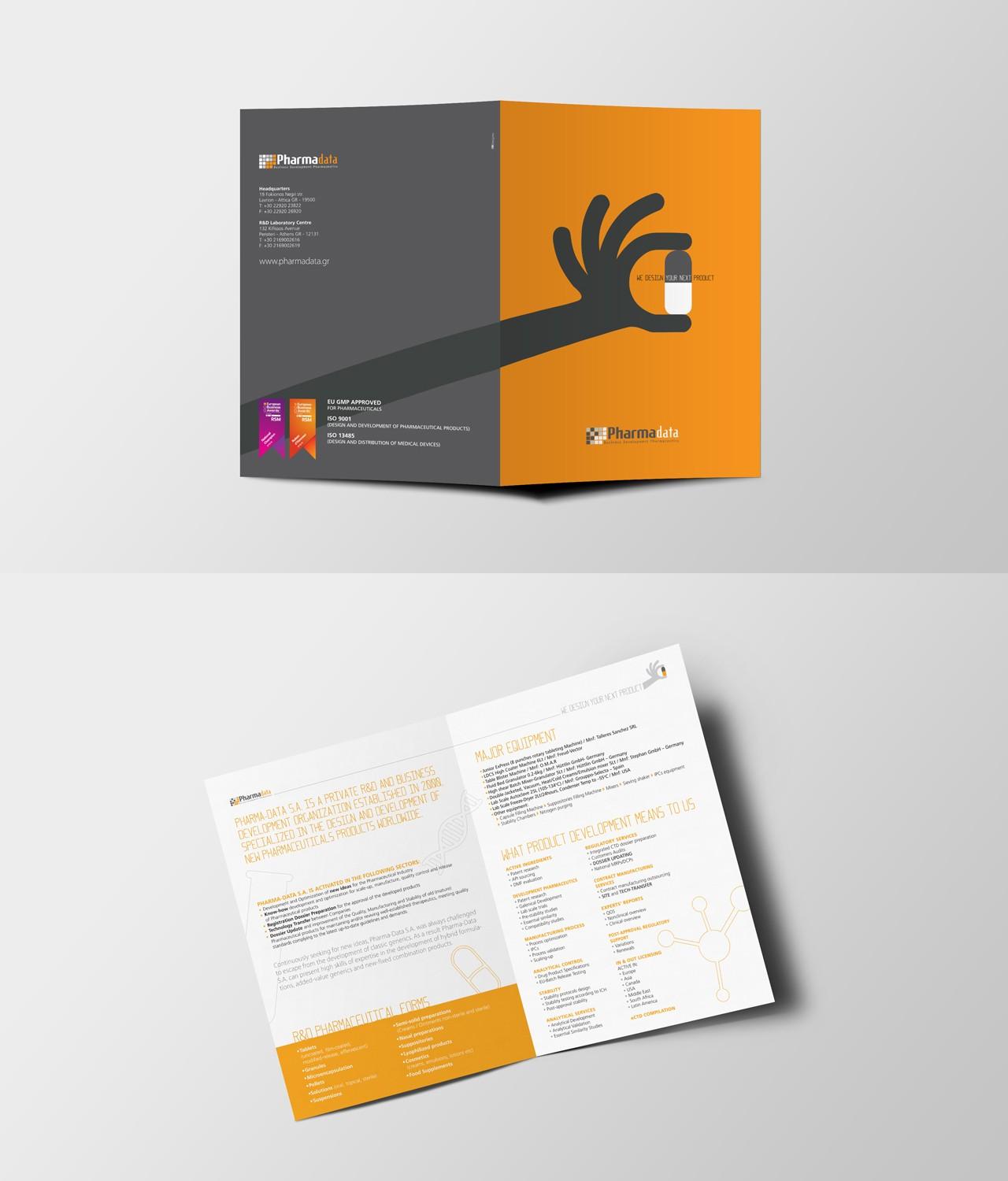 PharmaData brochure design
