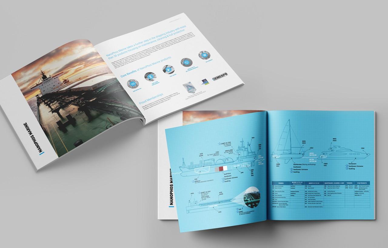 NanoPhos brochure design
