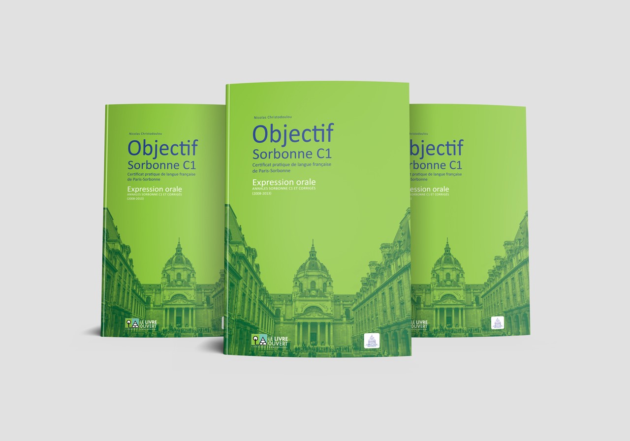 Σχεδιασμός βιβλίου Objectif Sorbonne C1